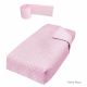 2-teilige Bettgarnitur mit Nestchen Galaxy-rosa mit Sternen