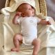 Bambus Baby-Body (kurzarm) Pure
