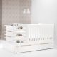 Babybett / Kinderbett Combi Design (umbaubar)