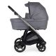 Kinderwagen FLOWY Soft (2-in-1-Set) -KO431-Chrome Schwarz Gestell