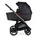 Kinderwagen FLOWY Specials (2-in-1-Set) -KP426-Fumé Rosé Schwarz Gestell