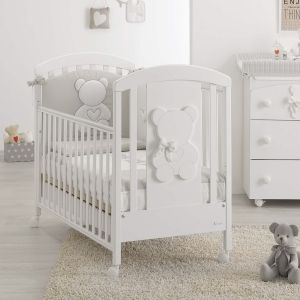 Babybett Funky mit Bären-Relief