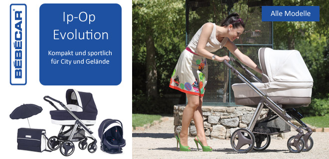 sportlicher Kinderwagen Ip-op Evolution Bebecar 